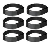 6 Pcs Ladder Straps, Reusable Securing Straps with Hook and Loop, Adjustable Ladder Rack Straps for Trucks, Van, SUV, RV, Passenger Car (33'' x 2'')