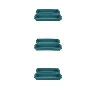 6 Pcs Large Capacity Plastic Feeding Trough for Cattle and Sheep | Green Finish, Easy Cleaning Design, Efficient Use, Reduces Waste on Farm Operations