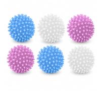 6 PCS Laundry Balls for Washing Machine, Reusable Dryer Balls for Laundry