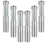 6 PCS LED Strobe Baton Light Led Bottle Service Lights Bottle Service Sparklers Champagne Bottle Handheld Light Topper for Nightclub Wedding Party Concert (6 Silver)