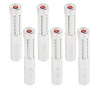 6 Pcs LED Strobe Light Sticks LED Strobe Lights, Rechargeable LED Strobe Light Sticks, for Parties, Nightclubs, Events, Games, Music Festivals, Etc (Silver)