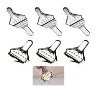 6 Pcs Lemon Lime Squeezers, Manual Citrus Juicer, Stainless Steel Fruit Press, Juice Press for Lemon Juice Orange Pomegranates