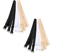 6 PCS Low Back Bra Converter, Backless Bra Solution for Evening Dresses and Formal Wear, Six-Pack Bra Back Extender with Secure Clasp Design, Adaptable to Various Sizes and Styles for Enhanced Comfort