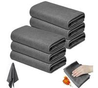 6 PCS Magic Cloth, 40x30CM Cleaning Cloths, Reusable Cloth, Super Soft Streak Free Microfiber Cloths, Window Wipes, Ultra Soft, Reusable Glass Cleaning Rag for Home, Kitchen, Cars Glass Window