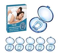 6 PCS Magnetic Anti Snore Clip, Reusable Snoring Relief Nasal Dilators for Men and Women, Snore Reducing Devices for Quiet Sleep