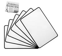 6 PCS Magnifying Sheet for Reading, 3x Page Magnifier Lightweight Plastic Full Page Magnifying Sheet for Seniors Low Vision Reading Small Prints Books Maps, Newspaper