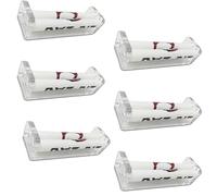 6 PCS Manual Cigarette Roller, 70mm Plastic Portable Cigarette Roller, Tobacco Rolling Machine Lightweight Acrylic, Easy to Use Smoking Accessory for Manual Tobacco Rollings Making