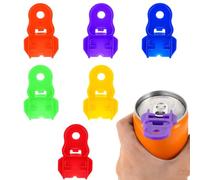 6 PCS Manual Easy Can Openers, Multicolor Tab-Opening Tool, Ring Pull Can Opener Aid with Hanging Hole for Coke, Beer, Soda, Drink Aluminum Beverage