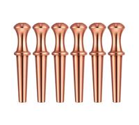 6 PCS Metal Cribbage Board Pegs Fit 1/8 Holes with a Tapered Design Unique Cribbage Traditional Pegs for Family and Friend Traditional Board Game