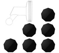 6 Pcs Metal Dash Cam Adhesive Piece Replacement, Adhesive Metal Piece for Garmin Low-Profile Magnetic Mount, Sticky Pads Compatible with Dash Cam 45/46/47/55/56/57/65W/66W/67W//Tandem/Speak Plus