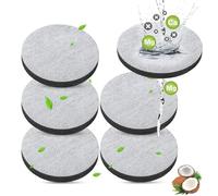 6 PCS Micro Disc Water Filter Discs for Brita Fill and Go Water Filter Bottles Carafes, Reduce Chlorine, Microparticles and Other Impurities