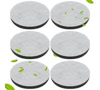 6 Pcs Micro Water Filter Discs Replacement, VEGCOO Micro Discs Mini Water Filters Disc for Brita Fill and Go Water Filter Bottles Carafes Reducing Chlorine, Microparticles & Impurities