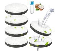 6 Pcs MicroDisc Water Filter Replacement Filter Discs for Brita Fill Go Bottles Carafes Water Bottle Filter Discs Removes 99% of Chlorine Lead PFAS Microplastics Other Impurities in Drinking Water