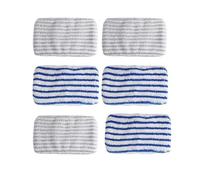 6 Pcs Microfibre Cloth Pads Replacement ,Compatible for Rowenta Clean&Steam, ZR005801 Cleaner Accessory,Washable and Reusable