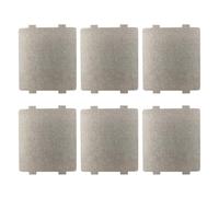 6 Pcs Microwave waveguide Cover, 118x99mm Universal Mica-Wave Guide Plates Sheet, Oven Repairing Part for All or Other Home Accessories, Compatible with Most Microwave Ovens, Toasters, Heaters