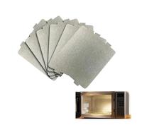 6 PCS Microwave waveguide Cover,Universal Mica Wave Guide Plates Sheet,Oven Repairing Part for All or Other Home Accessories,Guards Component,Household kit,Inside Replacement,Trim to Size(108 * 99mm)
