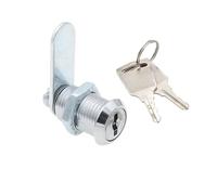 6 Pcs Mini Cam Lock with 2 Keys Diameter 12mm Zinc Alloy Easy Installed for Cabinet Drawer Furniture Hardware for Mailboxes
