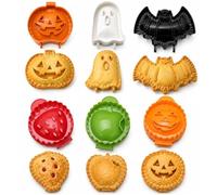 6 PCS Mini Hand Pie Maker Press, Holiday Themed Baking Molds, Practical Kitchen Tool for Fall Festivities, Halloween, Thanksgiving, Family Baking Sessions and Festive Dessert Table Creations