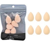 6 Pcs Mini Makeup Sponge Small Beauty Sponge Blender Set for Foundation, Powder, Concealer Highlight,and Eye Shadow, Puffs and Wedges, Makeup Sponges Make-up Brushes & Tools