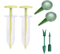 6 Pcs Mini Seed Spreader Set, Upgrade Handheld Mini Plant Flower Seed Dispensers, Garden Plant Seed Spreaders for Small Seeds, Sowing Tool for Garden Flowerpot (Set C)