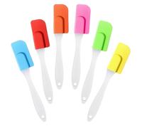 6 PCS Mini Silicone Spatula, Multicolor Small Spatula Silicone Mini, Heat-Resistant Small Rubber Spatulas Set Kitchen Tools for Baking, Cooking, Mixing