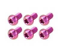 6 Pcs Motorcycle Front Brake Disc Rotor Screws,Brake Disc Screws Set Titanium Alloy for Sur-Ron Surron Sur Ron Light Bee S/X Electric Dirt Bike