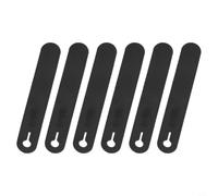 6 Pcs Motorcycle Rubber Band For Frame Securing Cable Ties Wiring Harness Organizer Black Elastic Straps For Bike Car Electric Vehicle Clutch Cable Management Kit Anti Hardening Design 9 Cm