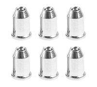 6 PCS Mounting Ferrules Bushing Set Guitar String Blind Pull Cord Knobs