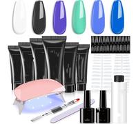 6 PCS Nail Kit With UV Nail Lamp