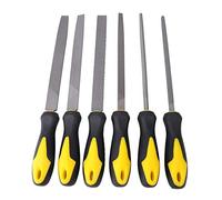 6 Pcs Needle File Set, Metal Wood Rasps Files Tool Sets, Carbon Steel File Kit with Handle for Shaping Wood Metal Diamond Sharpening Tools 8 inch