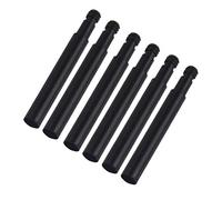 6 Pcs New Cycling Bike Bicycle Presta Tube Valve Extender Extension 50mm, Black