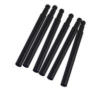 6 Pcs New Cycling Bike Bicycle Presta Tube Valve Extender Extension 70mm, Black