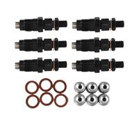 6 Pcs New Diesel Fuel Injectors Nozzles Compatible for Nissan Patrol GU Y61 TD42 TD42T Car Engine Repair Accessories Parts