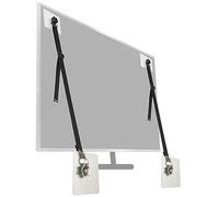 6 Pcs No-Drill Flat Screen TV Safety Straps, Adhesive and Adjustable Anti-Tip Furniture Anchor Kit for Baby Proofing