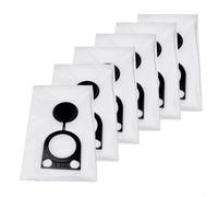 6 Pcs Non-Woven Fleece Dust Bags for Bosch GAS 25 L SFC Vacuum Cleaner, Replacement FilterBags Part 2605411167- Size 56x39cm White(6pcs)