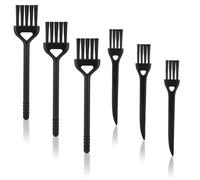 6 Pcs Nylon Anti Static Brushes Kit Keyboard Cleaning Brush Keyboard Dust Brushes Mini Computer Brush Multi-Function Brushes Portable Cleaning Kit for Computer Camera Mobiles Equipment