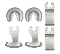 6 Pcs Oscillating Multitool Grout Removal, Diamond Multi Tool Blades, Masonry Multi Tool Blade to Remove Grout Plaster Mortar Cutting Grinding Shaping and Tile Cutting