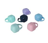 6 Pcs Pacifier Case Baby Safe Six Colors PP Holder Case Carrying Loop Storage for Boys Girls Nursing Mothers