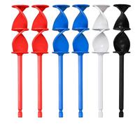 6 Pcs Paint Mixer for Drill, Paint Stirrer for Drill, Paint Whisk for Drill, Mixing Paddle for Epoxy Resin, Paint, Pigment, Glaze, DIY Projects and Home Improvement