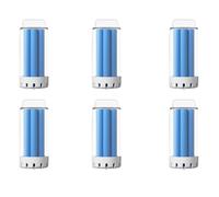 6 Pcs Parts for ECOVACS Vacuum Cleaner Solid Floor Cleaner Compatible With Ecovacs DEEBOT N30 OMNI/N30 PRO OMNI DSC060002 Blue Solid Detergent, Robot Vacuum Cleaner Replacement Accessories