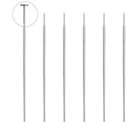 6 Pcs Piercing Taper Insertion Tool 20G Threadless Piercing Insertion Pin Taper For Push In Ear Tragus Helix Lip Nose Piercings Stretching Tools For Changing Jewelry Flat Back Earring Applicator