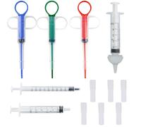6 PCS Pill Shooter Feeder and Pet Medicine Dispenser Kit for Cats and Dogs, Essential Easy Pill Giving Tool with Pill Gun and Medicine Dropper Easy Grip Pet Health Care Supplies