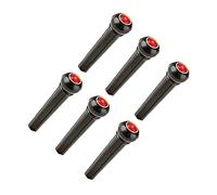 6 Pcs Plastic-Acoustic Guitar Bridge Pins Various Styles Bridge Pins With Abalone Practical Guitar Replacement Parts 6x Guitar Bridge Pins For Acoustic Guitar Various Guitar String Bridge