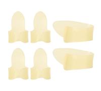 6 Pcs Plastic Globe Pick Guitar Ukulele Ergonomic Design Reduce Fatigue Multipurpose Glow in the Dark Guitar Player Thumb and Finger Picks