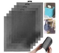 6 PCS Plastic Mesh Fabric Plastics Cross Stitch Canvas, 14TC Plastic Canvas Sheets, Eye Mesh for Embroidery, PlasticMesh Sheet for DIY Handicraft Knit Projects, Cross Stitch Supplies, 11x8.26 Inch
