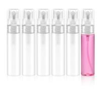 6 Pcs Plastic Spray Bottles for Travel, Leakproof Plastic Fine Mist Sprayers Refillable Mini Sprays Bottle Fine Mists Empty Spray Bottles for Perfume, Essential Oils, Toners, Hair Face Mist (5 ml)