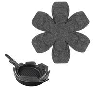 6 PCS Pot and Pan Protectors, Pan Protectors in 3 Sizes Thicker Felt Pan Separators for Stacking Non Stick Premium Pan Dividers Protectors Pad for Pans Bowls Ceramics Glassware Cookware (Grey)