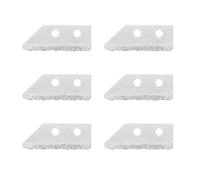 6 Pcs Pro Grout Scraping Rake Blades, Metal Grout Clean Remover Tile Grout Hand Saw Angled Replacement for Tile Cleaning