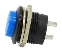 6 pcs R13-507 Momentary SPST NO Red Round Cap Push Button Switch AC 6A/125V 3A/250V(6PCS EACH COLOR 1PC)