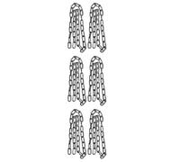 6 Pcs Realistic Prison Chain Plastic Halloween Prop for Themed Party